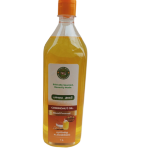 Pasumai Agam Woodpressed Groundnut Oil 1 Liter