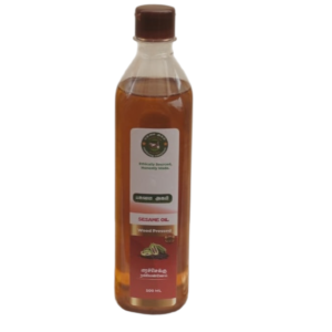 Pasumai Agam Woodpressed Sesame Oil 1/2 Liter