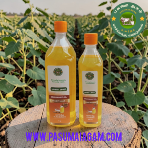 Pasumai Agam Woodpressed Groundnut Oil 1 Liter