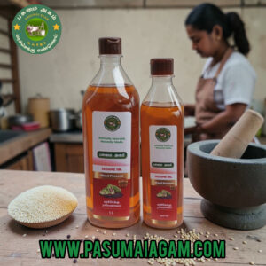 Pasumai Agam Woodpressed Sesame Oil 1 Liter
