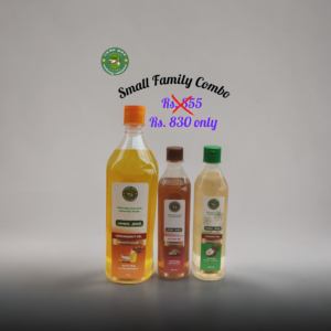 Pasumai Agam woodpressed oil - Small Family Combo